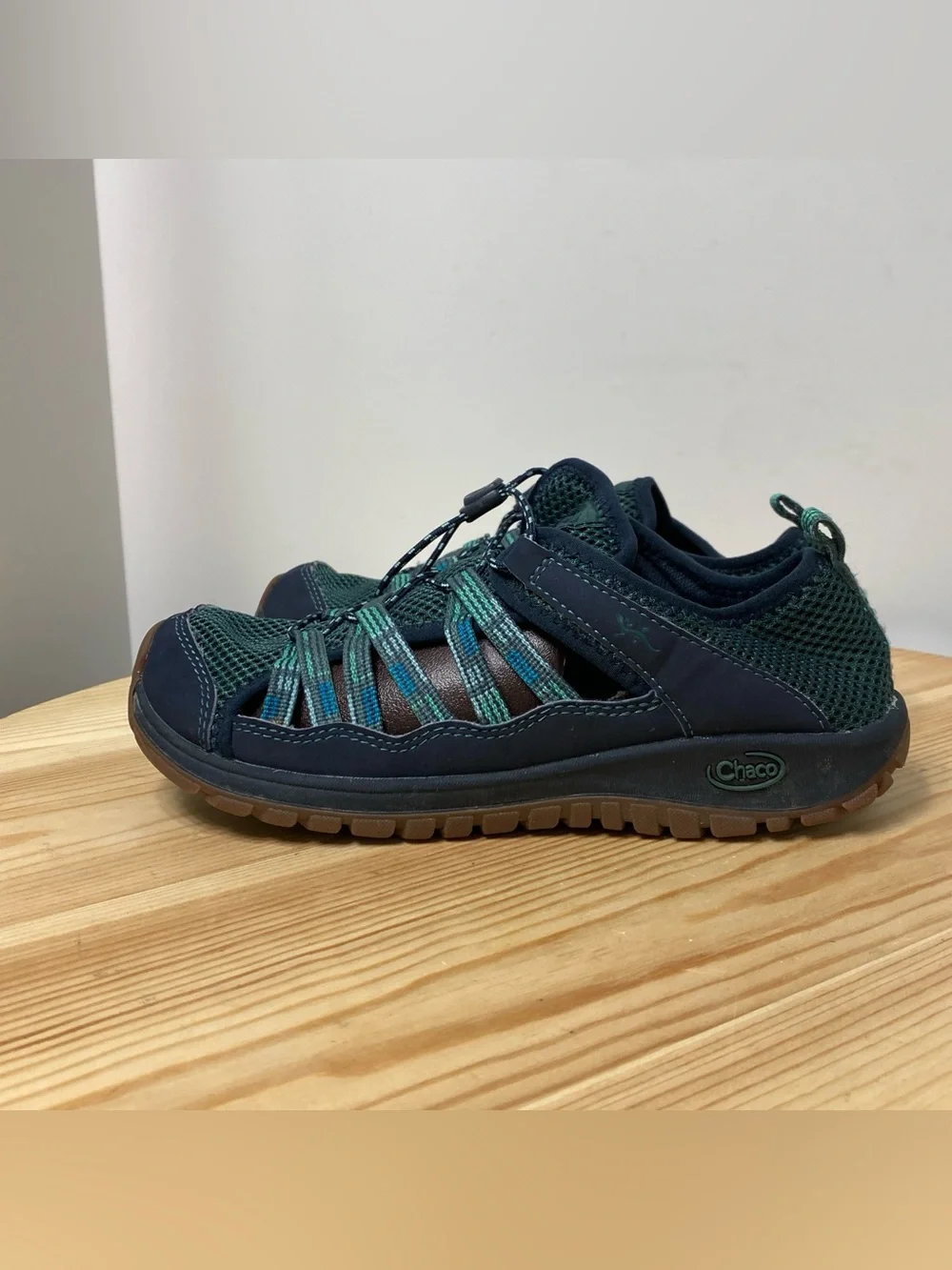 Chaco Teal Blue Cambria Sandals Waterproof Shoes J180267 Kids Girls Size 5